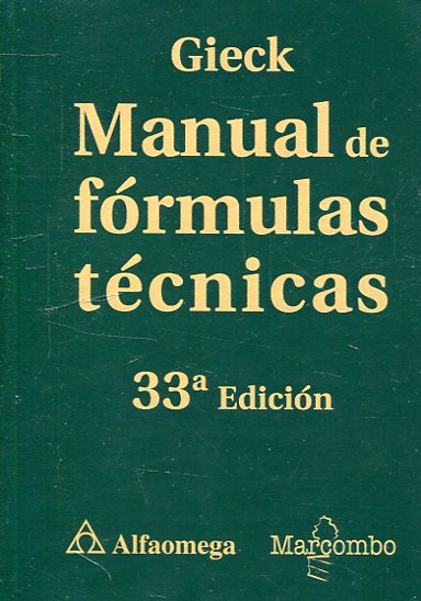 Manual de fórmulas técnicas. 9788426725974