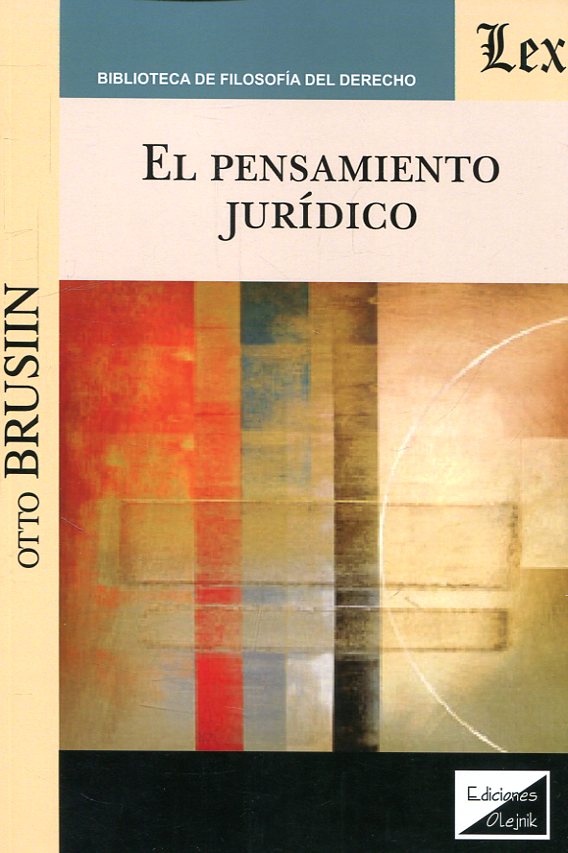 El pensamiento jurídico. 9789563924268