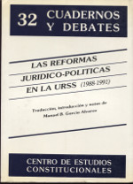 Las reformas jurídico-políticas en la URSS. 9788425908859