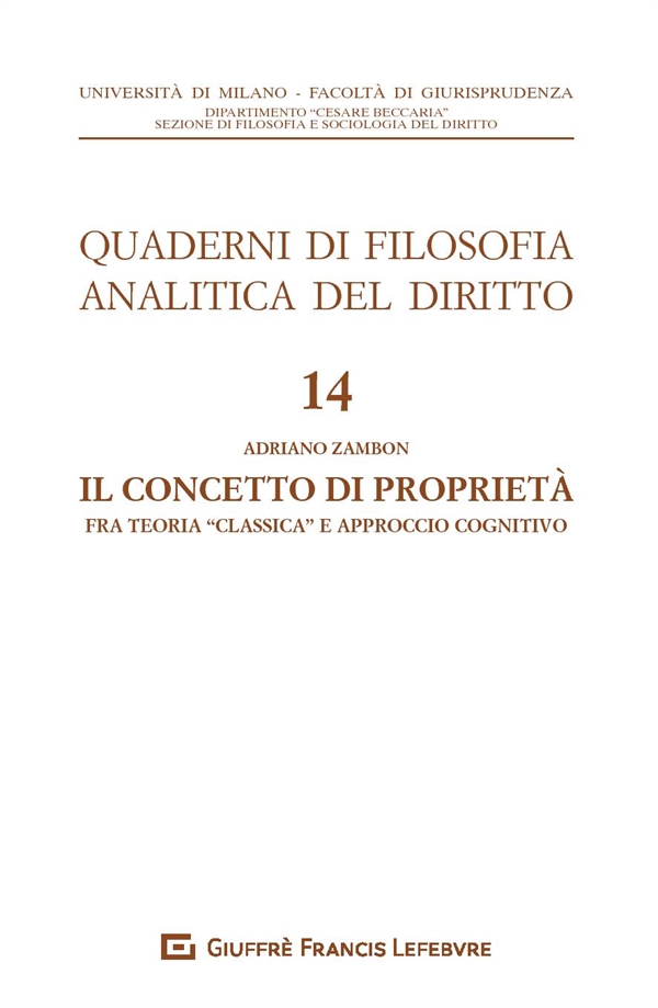 Il concetto di proprietà. 9788828806783