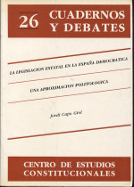 La legislación estatal en la España democrática. 9788425908590