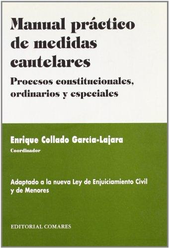 Manual práctico de medidas cautelares. 9788484440765