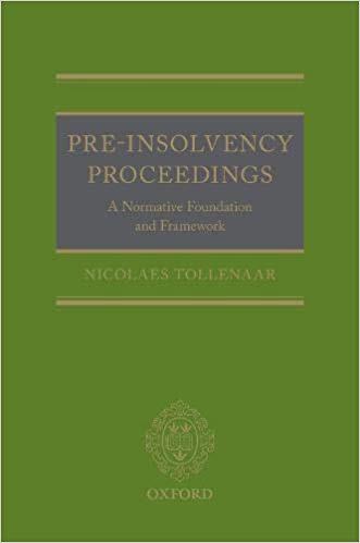 Pre-insolvency proceedings. 9780198799924