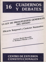  La Ley de Presupuestos Generales del Estado 