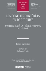 Les conflits d'intérêts en Droit Privé. 9782275063560