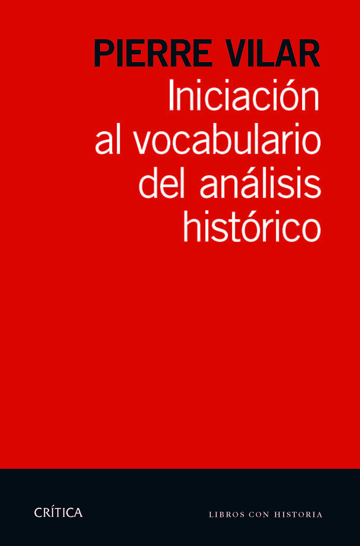 Iniciación al vocabulario del análisis histórico