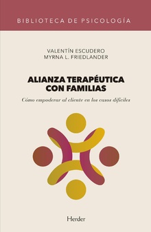 Alianza terapéutica con familias. 9788425441684