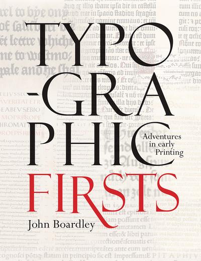 Typographic firsts