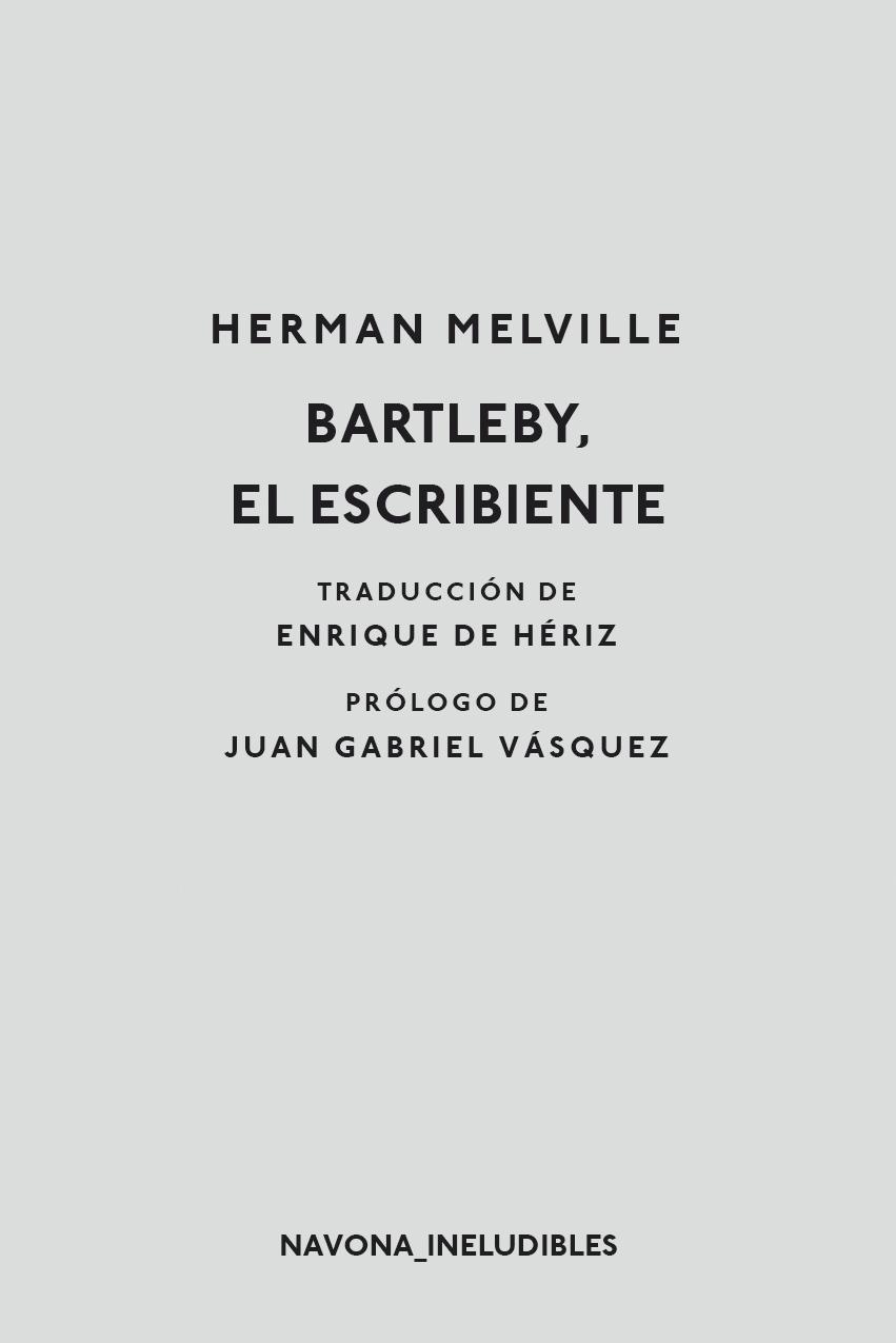 Bartleby, el escribiente