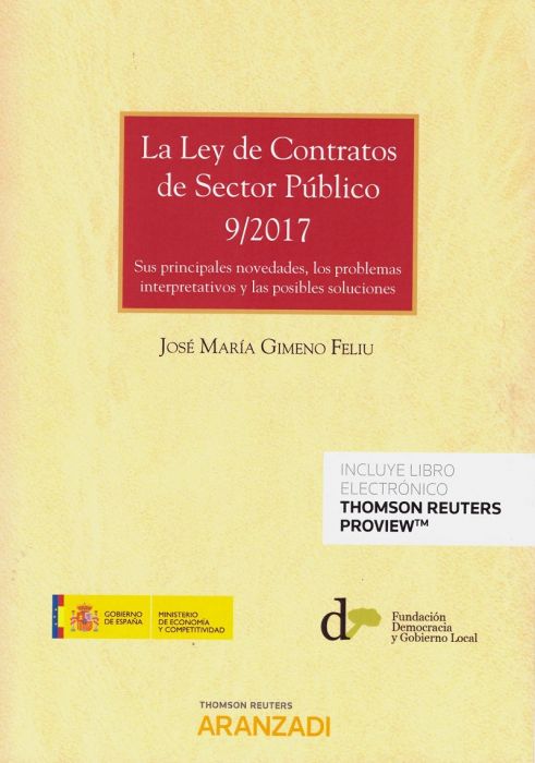 La Ley de Contratos de Sector Público 9/2017. 9788413095813