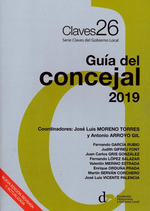 Guía del concejal 2019. 9788412026702