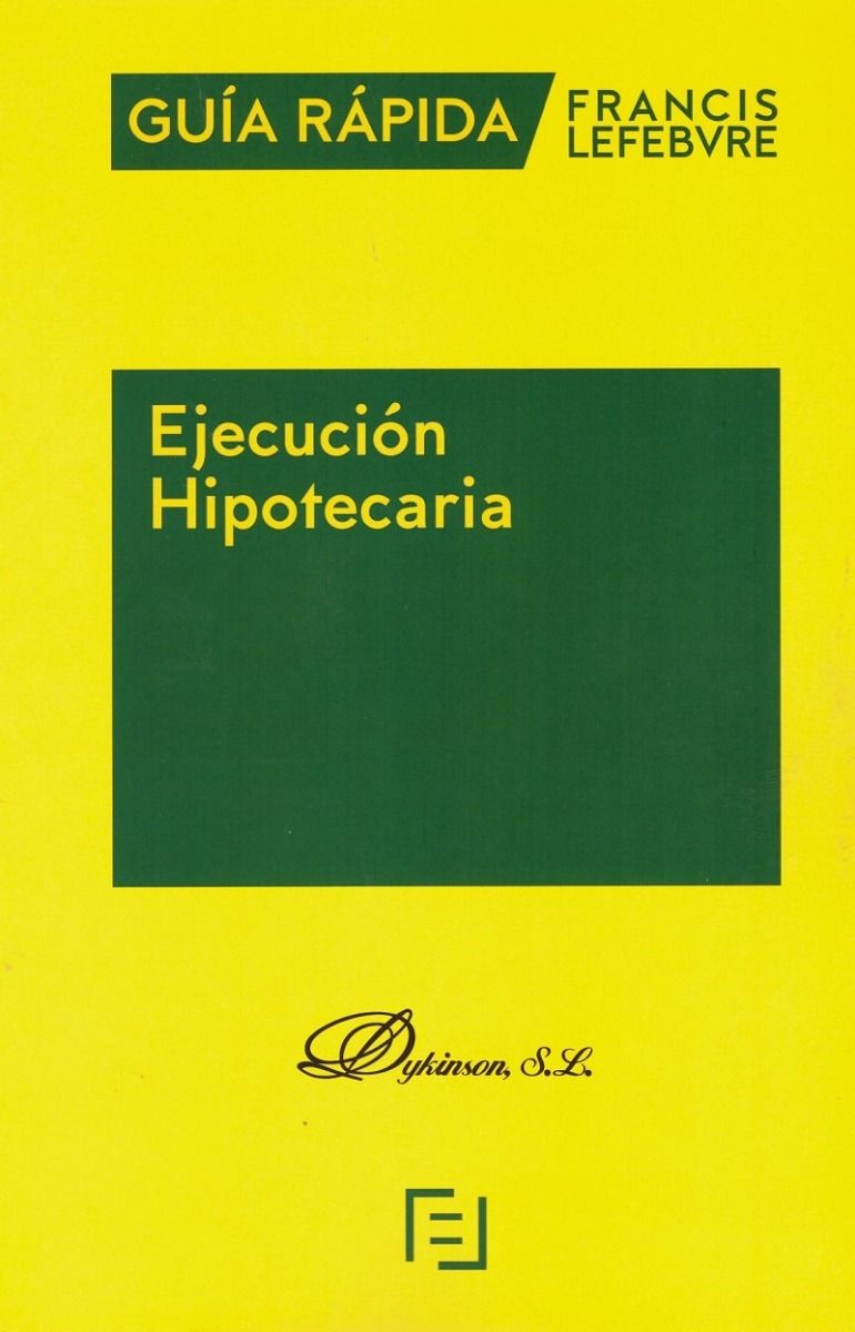 Ejecución hipotecaria. 9788417794262