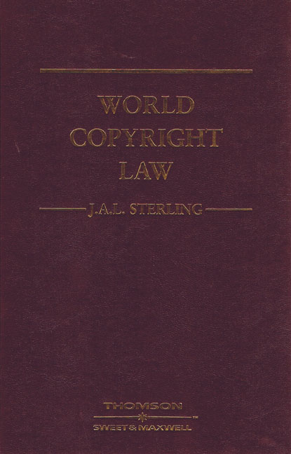 World Copyright Law. 9781847032805