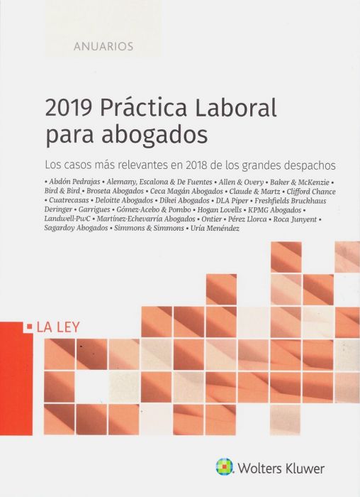 2019 Práctica laboral para abogados. 9788490208137