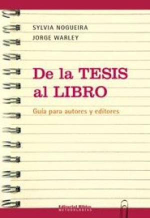 De la tesis al libro