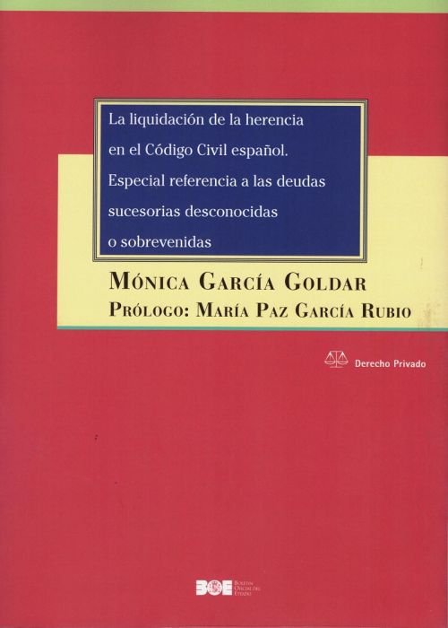 La liquidación de la herencia en el Código Civil español. 9788434025622