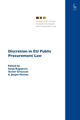 Discretion in EU public procurement law. 9781509919482