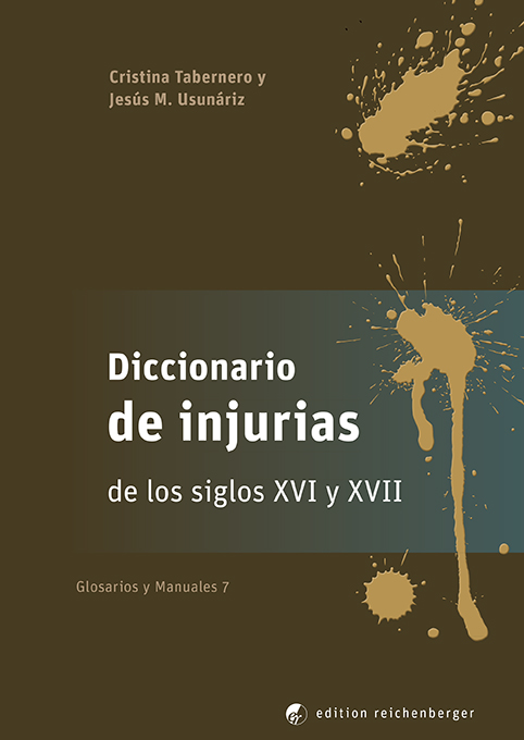 Diccionario de injurias. 9783944244853