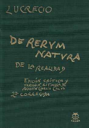 Libro: De Rerum Natura - 9788497285780 - Lucrecio Caro, Tito - · Marcial  Pons Librero