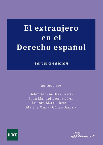 El extranjero en el Derecho español. 9788413242644