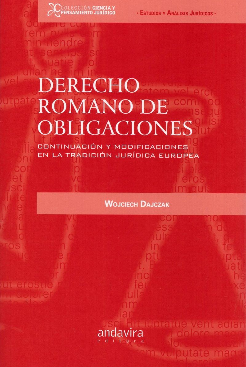 Derecho romano de obligaciones. 9788494987700