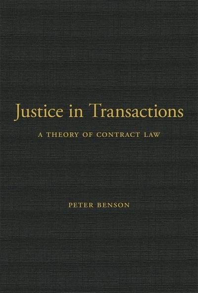 Justice in transactions. 9780674237599
