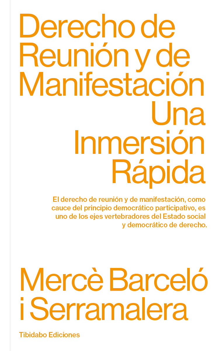 Derecho de Reunión y de Manifestación. 9788413475806