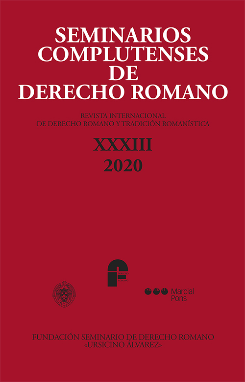 Seminarios Complutenses de Derecho Romano. 101057349
