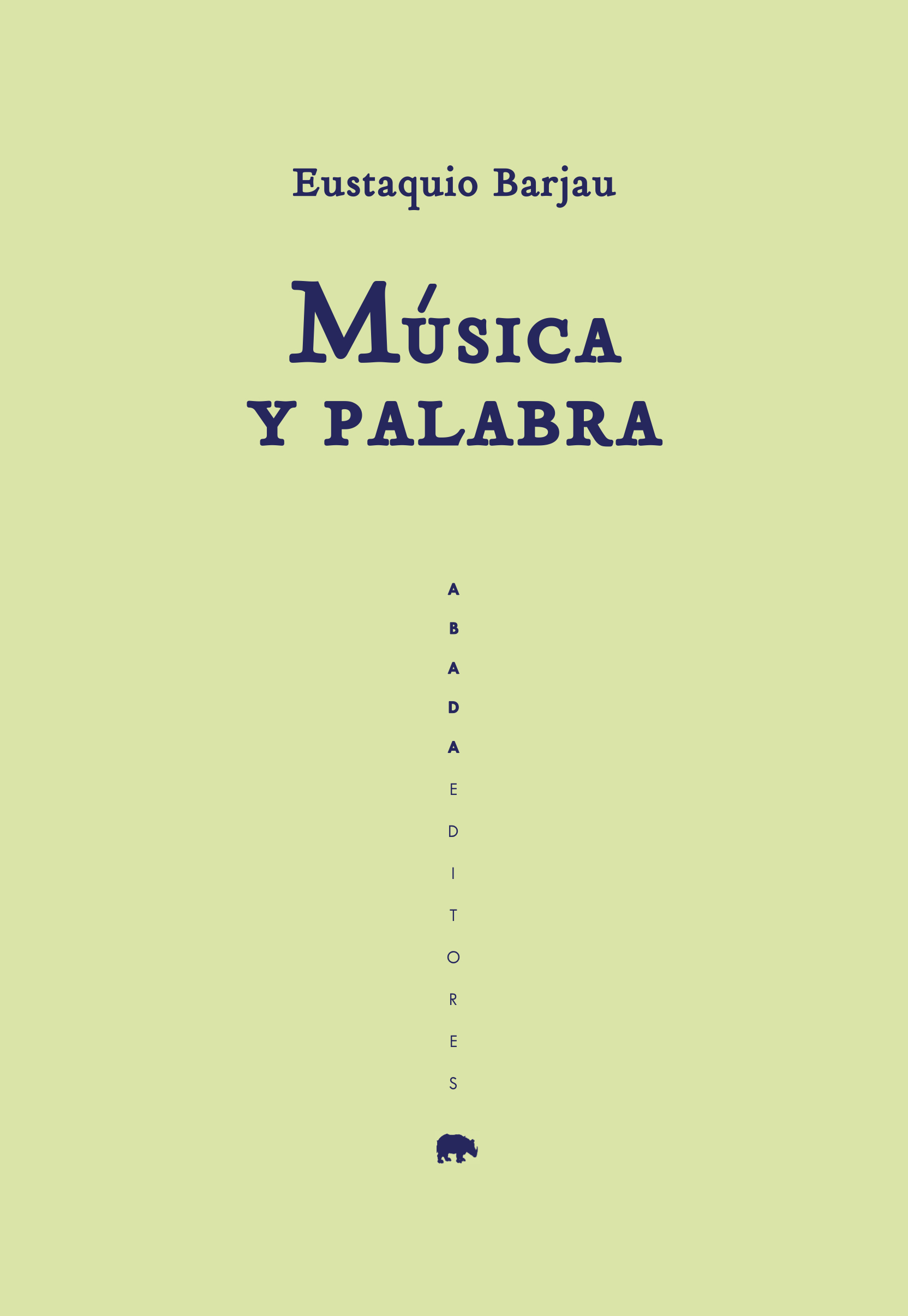 Música y palabra. 9788417301521