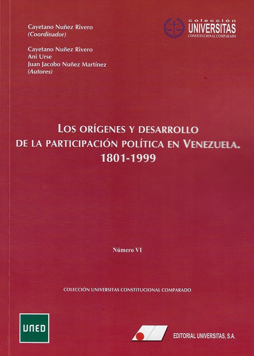 Los orígenes y desarrollo de la participación política en Venezuela . 9788479915421