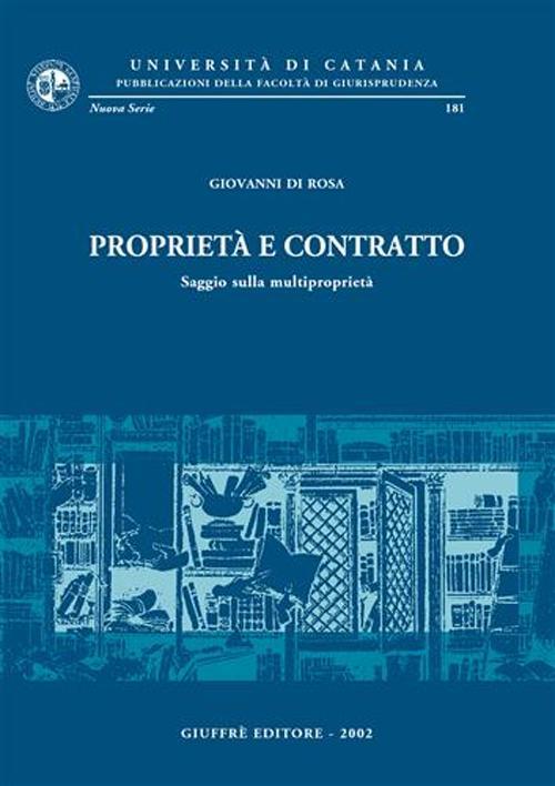 Proprietà e contratto. 9788814097522