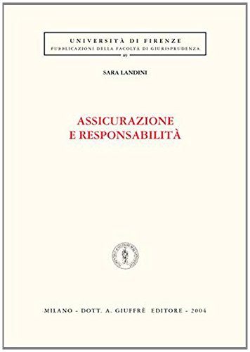 Assicurazione e responsabilità. 9788814116230