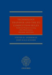 Technology transfer and the new EU competition rules. 9780199282142