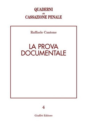 La prova documentale. 9788814112348