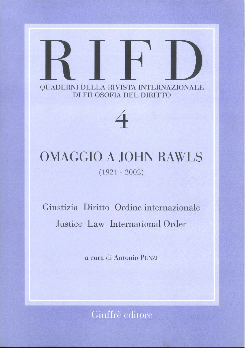 Omaggio a John Rawls. 9788814114021