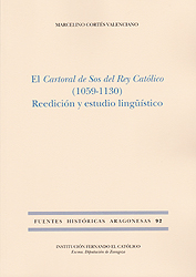 El Cartoral de Sos del Rey Católico (1059-1130). 9788499116228