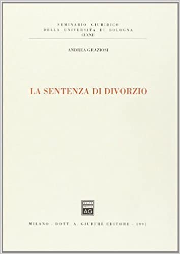 La sentenza di divorzio. 9788814064609