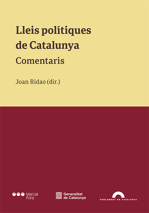 Lleis polítiques de Catalunya. 9788491238850
