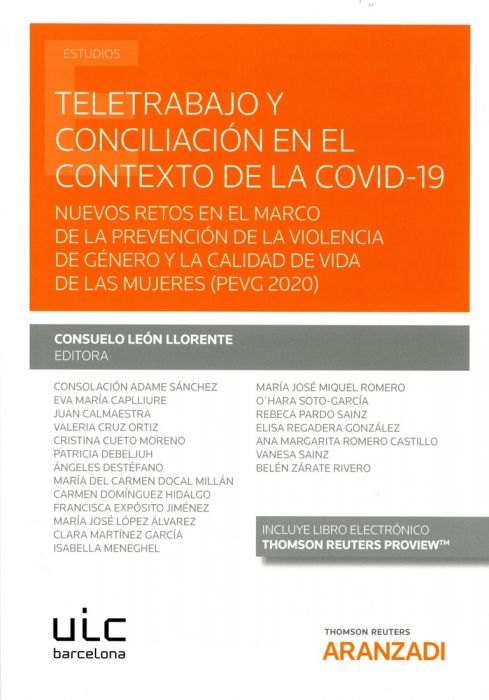 Teletrabajo y conciliación en el contexto de la COVID-19