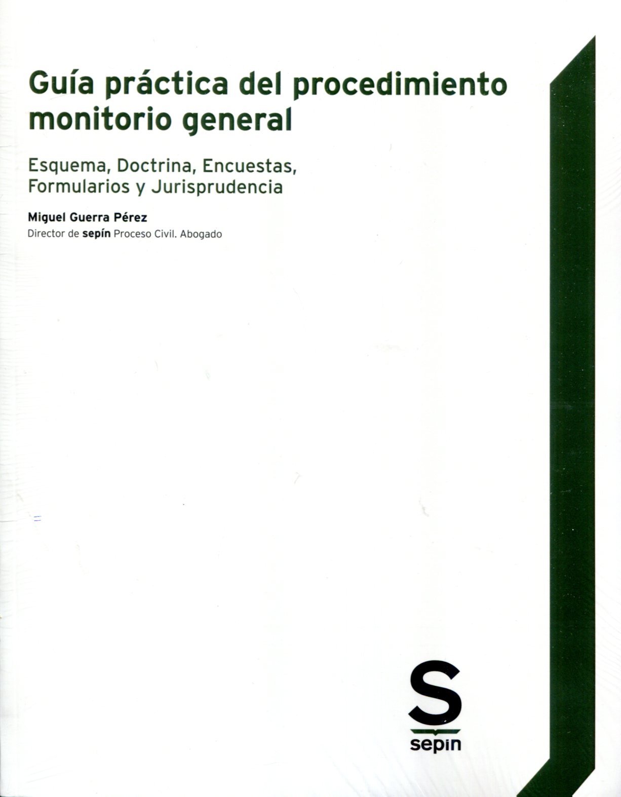 Guía práctica del procedimiento monitorio general. 9788418247934