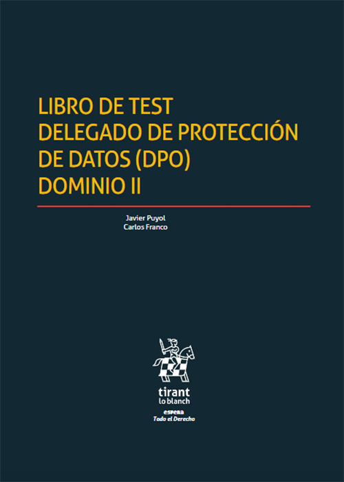 Libro de Test delegado de Protección de Datos (DPO). 9788413365961