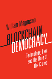 Blockchain democracy. 9781108712088
