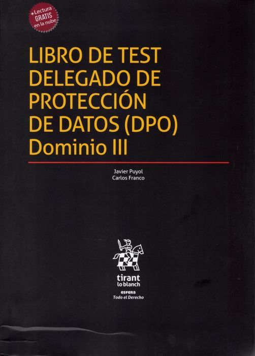 Libro de Test delegado de Protección de Datos (DPO). 9788413365725