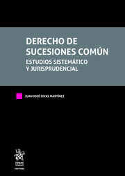 Derecho de sucesiones común. 9788413367477