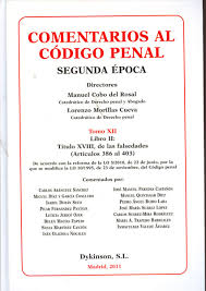 Comentarios al Código Penal. 9788493521608