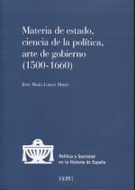 Materia de estado, ciencia de la política, arte de gobierno. 9788425918315