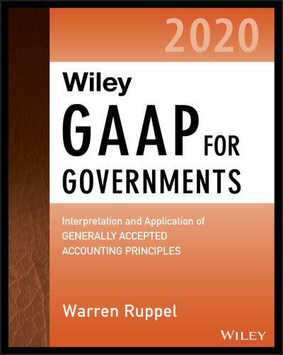 Wiley GAAP for governments 2020. 9781119596066