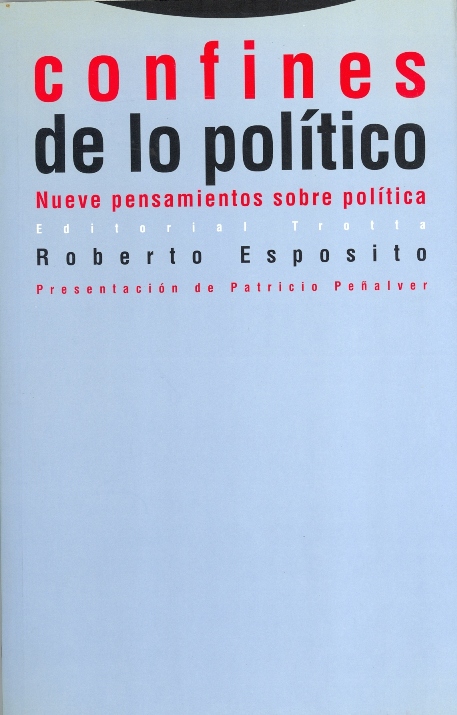 Confines de lo político. 9788481641257