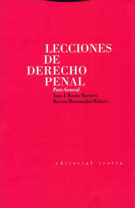Lecciones de Derecho penal. 9788481648645