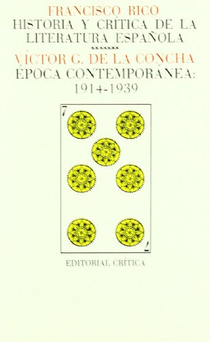 Historia y crítica de la literatura española. 9788474232318